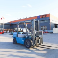 Chariot élévateur GPL à double carburant, export direct usine, 3 tonnes, 3,5 tonnes, 4 tonnes, 5 tonnes, hauteur de levage 3m-7m, moteur japonais, certifié CE ISO