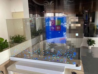 Pantalla Táctil Capacitiva Inteligente OLED Ultrafina de 55 Pulgadas Tongheng, 1920x1080, Alta Definición, para Ferias Comerciales Digitales