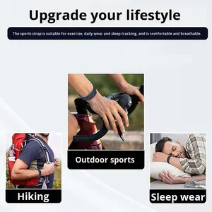 Jam Tangan Pintar Grosir H59 MAX untuk Pasangan, Pelacak Kesehatan Detak Jantung HRV, Tali Nilon - Product Image 4