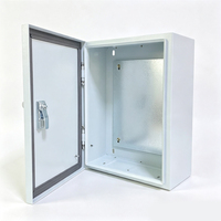 Boîtier de câblage métallique compact verrouillable, design mural, pour distribution d'alimentation intérieure, boîtier de composants électriques, 6 prises