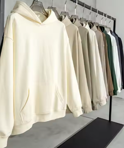 Dropshipping : Nouveauté – Sweats à capuche et pulls molletonnés en coton épais pour hommes, coupe oversize, logo personnalisable - Product Image 1