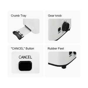 Grille-pain et appareil à sandwichs électrique multifonction Starlux entièrement automatique avec chauffage double face et 7 fonctions - Product Image 2