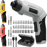 Perceuse-visseuse électrique sans fil portable DIY, kit combiné avec moteur sans balais, batterie rechargeable, tournevis sans fil - 7.1 N.m