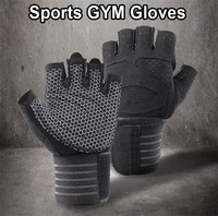 Gants d'haltérophilie pour hommes Gants d'entraînement de musculation avec support de poignet