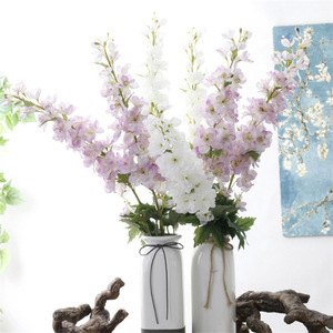Venta directa de fábrica artificial larkspur flor rama larga de seda de <span class=keywords><strong>delphine</strong></span> casa decoración de acuerdo - Product Image 2