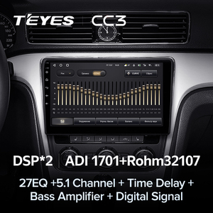 Lecteur DVD de voiture TEYES CC3 pour Volkswagen Bora <span class=keywords><strong>Golf</strong></span> 6 Passat Scirocco Sharan Touran Amarok pour Skoda Octavia Fabia 2 10 pouces - Product Image 5