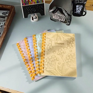 New A5 B5 PP Bìa Tùy Chỉnh Kế Hoạch Có Thể Tháo Rời DIY Notepad Xoắn Ốc Cuốn Sách Vòng Chất Kết Dính Máy Tính Xách Tay Với Mềm Silicone - Product Image 6