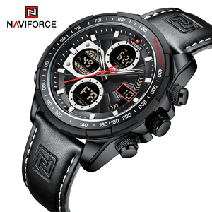 นาฬิกาข้อมือผู้ชาย OEM <span class=keywords><strong>NAVIFORCE</strong></span> รุ่น <span class=keywords><strong>9197L</strong></span> คุณภาพสูง กันน้ำ พร้อมปฏิทิน โครโนกราฟ แฟชั่น สปอร์ต - Product Image 4