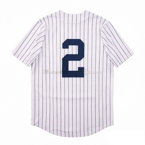 Maillots de baseball cousus pour hommes 3 Babe Ruth 4 Lou Gehrig 5 Joe DiMaggio 7 Mickey Mantle 8 Yogi Berra 9 Roger Maris S-3XL - Product Image 2