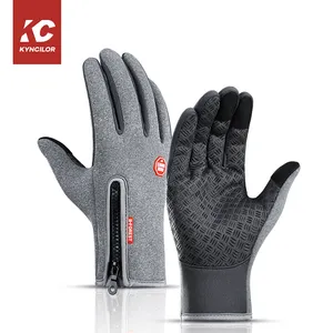 Guanti da equitazione impermeabili in pile invernale con Touchscreen caldo per sport all'aria aperta <span class=keywords><strong>e</strong></span> ciclismo - Product Image 1
