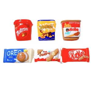 Miniaturas de Comida de Resina, Chocolate, Caramelos, Accesorios para Manualidades, Decoraciones de Base Plana para la Creación de Joyería para el Cabello de Niños - Product Image 5