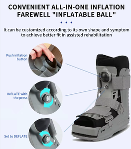 <span class=keywords><strong>Rodillera</strong></span> con bisagras ajustable unisex de alta calidad de Shiheng Medical y bota ortopédica para caminar - Product Image 4