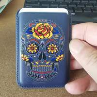 Dompet Ponsel Magnet Warna Logo Kustom W3 Pu, Tempat Kartu Kredit/ID Magnetik, Casing Kulit untuk iPhone 14 15 16 Pro Max
