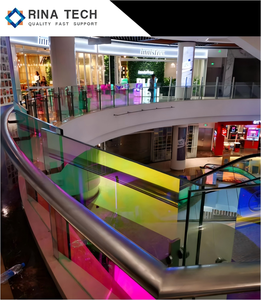 Película de tinte colorido decorativo de arcoíris dicroico de alta calidad, película de construcción dicroica azul deslumbrante para construcción de Rina Tech - Product Image 5