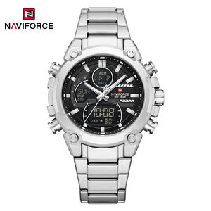 Nuevo reloj de pulsera NAVIFORCE 9278 para hombre, diseño original de negocios, relojes digitales de moda a prueba de agua. - Product Image 1