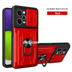 Lichicase 2 in1 étui robuste multi-protection pour Xiaomi Poco X5 Pro 5G porte-carte portefeuille couverture arrière - Product Image 3