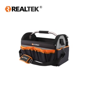 Tas Tote alat konstruksi Realtek tas kerja tukang kayu tas peralatan warisan kanvas besar tugas berat - Product Image 2