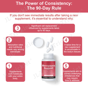 כמוסות ג'ולונג OEM לנשים בגיל המעבר, תוסף ויטמינים פרימיום לתמיכה בנוחות בזמן המעבר - Product Image 4