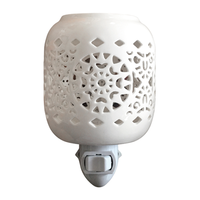 110 tension cire fondre chauffe-bougie en porcelaine brûleur d'encens électrique Mini cadeau fondre cire chauffe-bougie lampe