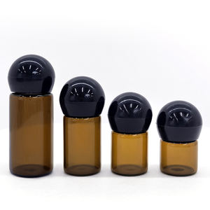 Penjualan langsung pabrik 1ml 2ml 3ml 5ml botol minyak esensial Mini botol percobaan cokelat kosong botol sampel paket uji coba Serum - Product Image 1
