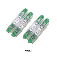 Connecteurs de câblage rapides à levier 32A 450V, bornes réutilisables en ligne 4 ports pour domotique, haut-parleurs et boîtes de jonction