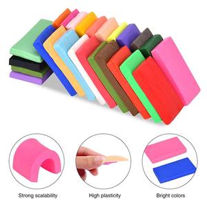 Kit de bricolage en <span class=keywords><strong>argile</strong></span> à modeler douce et non toxique LISI 24/50 couleurs avec outils pour cuire au <span class=keywords><strong>four</strong></span> ou sécher à l'air libre en polymère sans danger pour les enfants Fournitures d'art - Product Image 2