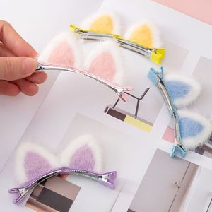 Plush Cat Ear Hair <b>Clip</b> 12 Cm For Children Daily Use - Product Image 2