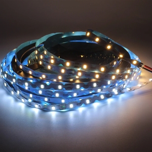 <span class=keywords><strong>Ruban</strong></span> <span class=keywords><strong>LED</strong></span> haute efficacité 12V en forme de S 6mmPCB 2835 60LEDs/M bande flexible blanc froid chaud pour la publicité et l'éclairage intérieur - Product Image 2