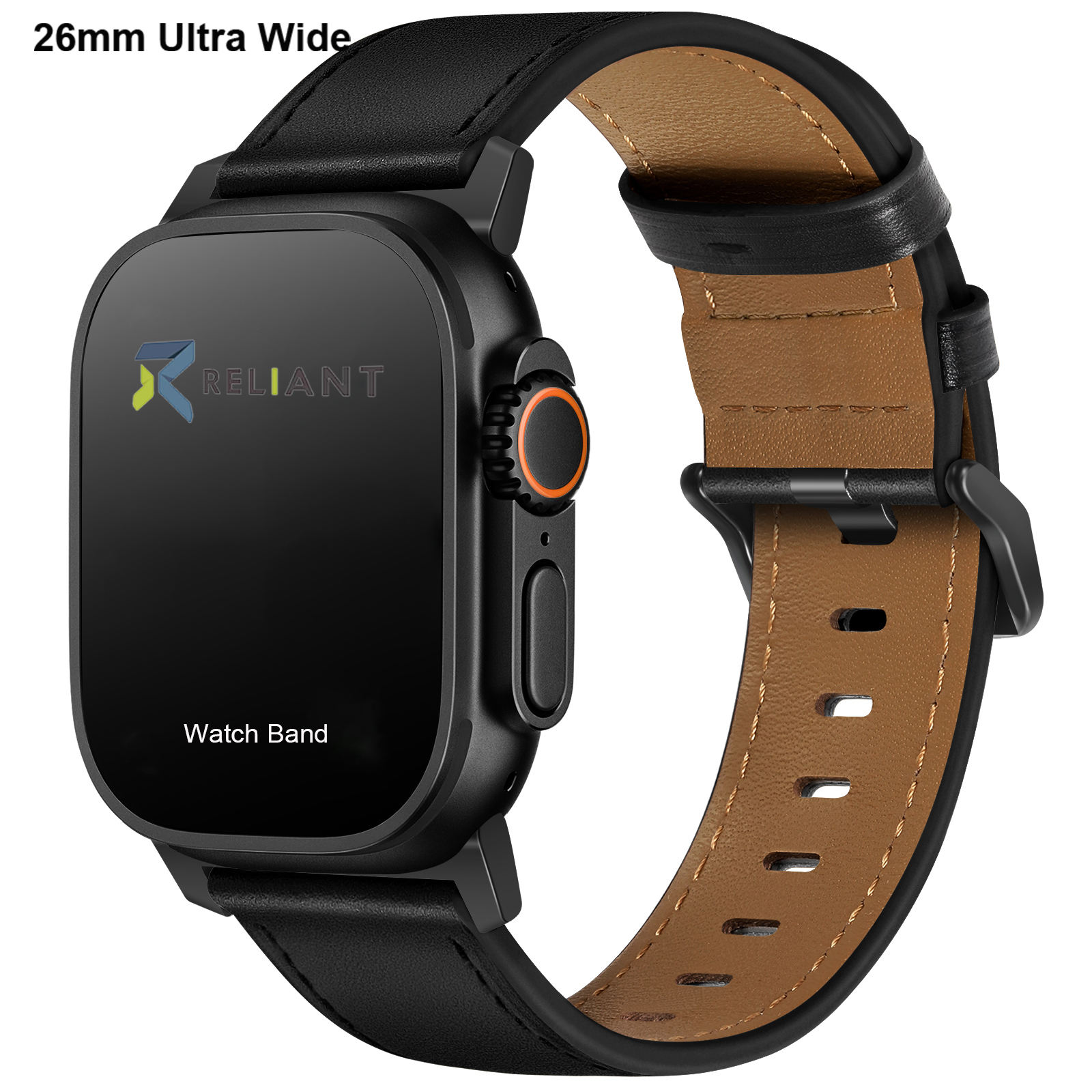 #13 Black*Cowhide Leather Black Buckle