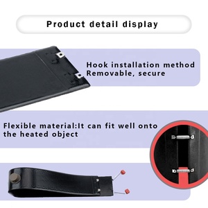 120 Volt 40W Không Khí Nóng Linh Hoạt Silicone Cao Su Điện Sưởi Ấm Pad Với Nhiệt Băng Sưởi Ấm Cho Gà Coop - Product Image 5