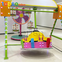 Manège Mini Pendule pour Enfants, Petite Attraction de Parc d'Attractions à Bascule pour Fêtes Foraines, Carnavals et Divertissements Familiaux