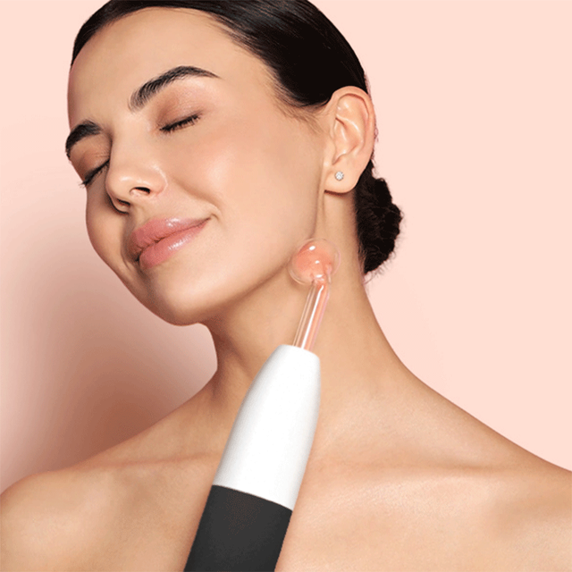 Home Use Deep Cleaning Face & Head Acne Treatment Device Cordless High Frequency Facial Skin Rejuvenation Wand Prevent Hair Loss