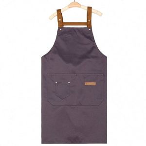 Delantal de Cocina Ajustable Unisex con Logotipo Personalizado, Impermeable y Resistente al Aceite, sin Mangas, para Técnicos de Uñas, Bares, Salones de Belleza y Cafeterías - Product Image 4