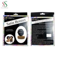 Boîte d'emballage avec Logo personnalisé durag, coffret Bonnet, emballage en maille, meilleure vente 2020