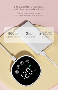 Pompe d'augmentation mammaire électrique sans BPA, automatique, mains libres, portable, en silicone, avec jusqu'à 9 niveaux, rechargeable par USB - Product Image 6