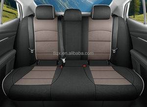 เบาะรองนั่งรถยนต์หรูหราแบบแพ็กเกจเต็มรูปแบบ2024แบบกำหนดเองสำหรับ Toyota <span class=keywords><strong>Camry</strong></span> 11ชิ้นผ้าคลุมเบาะลินินระบายอากาศสีดำสีน้ำตาล - Product Image 4