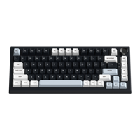 Nouveau clavier de jeu mécanique sans fil RGB 2,4 GHz à 82 touches, 75 %, avec interrupteurs rouges, USB Type-C pour PC portable, clavier anglais avec bouton multimédia