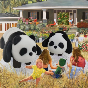 3D Printed Cute <b>Black</b> <b>White</b> Panda Toy PLA Material Kids Assembly Animal <b>Ornaments</b> Funny Gift Original Packaging Ages 7-12 Months - Product Image 2