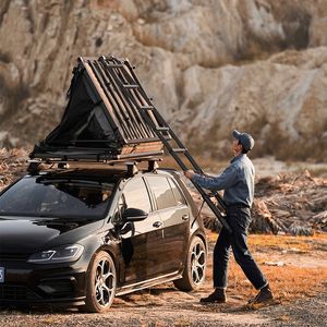 Tente de toit de voiture Wildland pour 2 personnes, double couche, imperméable, pour SUV, camionnette, toutes saisons - Product Image 3