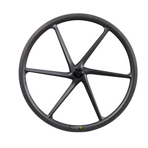 Ruote da strada a 6 raggi con freno per cerchioni da strada in carbonio - Product Image 3