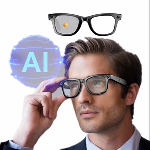 Top Kính Thông Minh Đeo video ghi âm chạy thông minh ai kính với máy ảnh ai trợ lý ngoài trời Kính mát Wi-Fi chuyển - Product Image 1