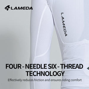 ملابس ركوب الدراجات المخصصة للرجال من LAMEDA، قميص ركوب الدراجات بأكمام طويلة، عاكس للضوء، مقاس كبير، قابل للتنفس - Product Image 2
