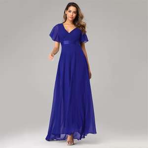 <span class=keywords><strong>Robe</strong></span> <span class=keywords><strong>de</strong></span> <span class=keywords><strong>demoiselle</strong></span> <span class=keywords><strong>d</strong></span>'<span class=keywords><strong>honneur</strong></span> en mousseline <span class=keywords><strong>de</strong></span> soie à col en V multicolore, taille empire, coupe A, manches régulières, <span class=keywords><strong>robe</strong></span> <span class=keywords><strong>de</strong></span> soirée maxi - Product Image 4