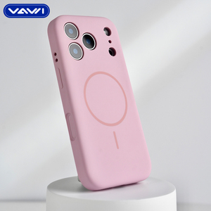 VAWI S081 Coque en silicone liquide pour appareil photo de style nuage en gros pour <span class=keywords><strong>iPhone</strong></span> 14 15 16 17 Pro Max, antichoc, Capa De Celular - Product Image 3