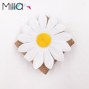 Porte-serviettes en <span class=keywords><strong>toile</strong></span> <span class=keywords><strong>de</strong></span> <span class=keywords><strong>jute</strong></span> fleur <span class=keywords><strong>de</strong></span> marguerite Anneaux <span class=keywords><strong>de</strong></span> <span class=keywords><strong>serviette</strong></span> en <span class=keywords><strong>jute</strong></span> - Product Image 4