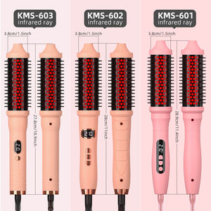 Thermischer Dual-Voltage Infrarot Beheizter Rundhaar-Multi-Styler Haarlocken-Heizkamm Glätteisen Heißluftbürste - Product Image 5
