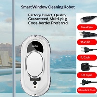 Robot de nettoyage de fenêtres programmable à commande à distance automatique |   Nettoyeur de vitres automatique à pulvérisation haute puissance pour la maison et l'hôtel
