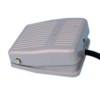 Interrupteur à pédale momentané 1NO 1NC 10A 250V avec câble de 2m, boîtier en plastique pour le contrôle des machines industrielles