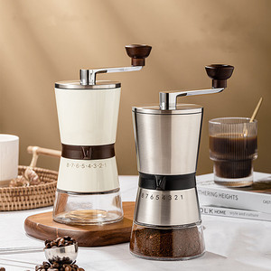 เครื่องบดเมล็ด<span class=keywords><strong>กาแฟ</strong></span>แบบแมนนวล,แกนเซรามิกสเตนเลสสตีลปรับตั้งได้ขนาดเล็กพกพาได้ - Product Image 2