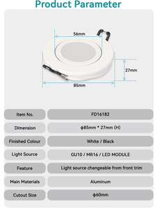 Luminaires <span class=keywords><strong>de</strong></span> <span class=keywords><strong>plafond</strong></span> <span class=keywords><strong>de</strong></span> <span class=keywords><strong>salle</strong></span> <span class=keywords><strong>de</strong></span> bains encastrés gu10 boîtier <span class=keywords><strong>de</strong></span> <span class=keywords><strong>spot</strong></span> ip44 cadre <span class=keywords><strong>de</strong></span> plafonnier - Product Image 6